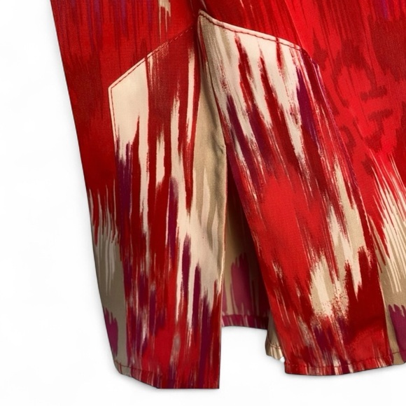 CHICO’S BEADED IKAT TUNIC WOMENS SIZE 1‎ - Picture 7 of 10